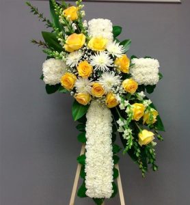 Cruz Funebre Amarrilla
